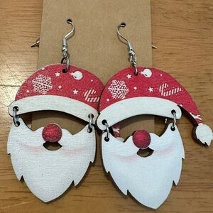 Santa Claus Dangle Earrings